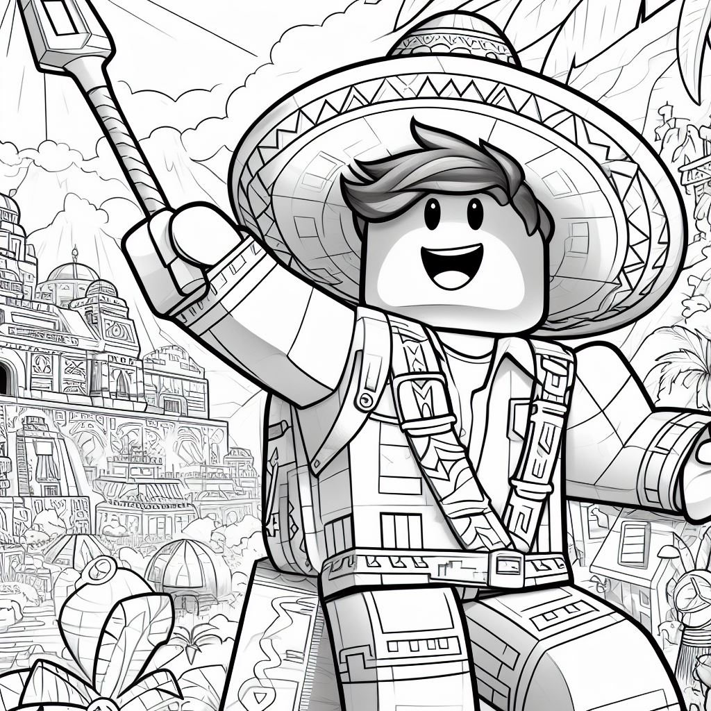  Immerse yourself in the mystery of ancient civilizations as a Roblox player dons explorer attire to venture into the heart of Inca ruins.