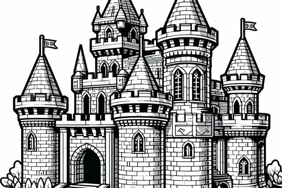 Roblox Castle coloring