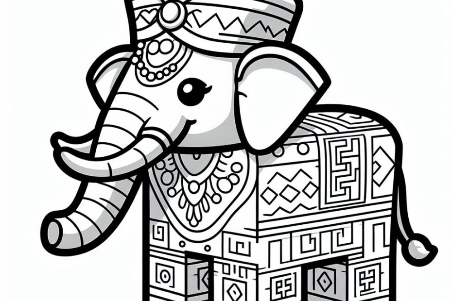 Roblox elephant coloring